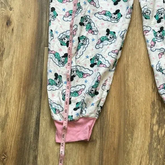 Vintage Disney Mickey Unlimited Pajamas Bodysuit One Piece Sleeping Mickey Small - Picture 12 of 13